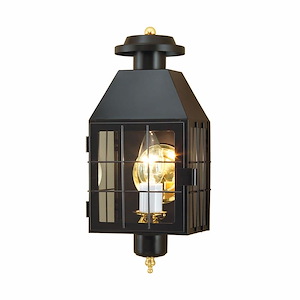 American Heritage - 1 Light Outdoor Post Lantern In Traditional and Classic Style-16.5 Inches Tall and 6.75 Inches Wide - 1066295