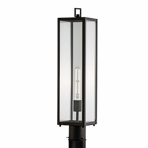 Capture - 1 Light Outdoor Post Lantern In Contemporary Style-24.5 Inches Tall and 5.75 Inches Wide - 928203