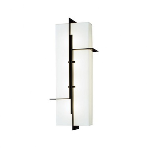 Matrix - 18W 1 LED Outdoor Wall Mount In Modern Style-18 Inches Tall and 7 Inches Wide