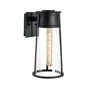 Cone - 1 Light Large Outdoor Wall Mount In Modern Style-17 Inches Tall and 8.5 Inches Wide