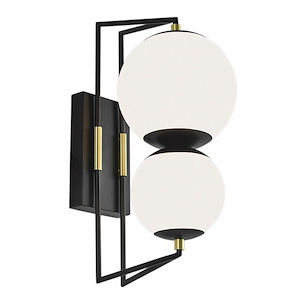 Cosmos - 17W LED Outdoor Wall Mount In Modern Style-18.375 Inches Tall and 8 Inches Wide