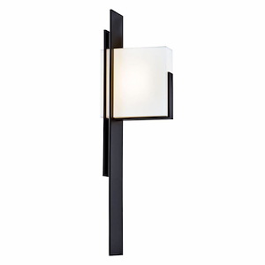 Oak Park - 7W 1 LED Outdoor Wall Mount In Modern Style-25 Inches Tall and 3.9 Inches Wide