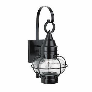 Classic Onion - 1 Light Small Outdoor Wall Mount In Traditional and Classic Style-16 Inches Tall and 9 Inches Wide - 403197