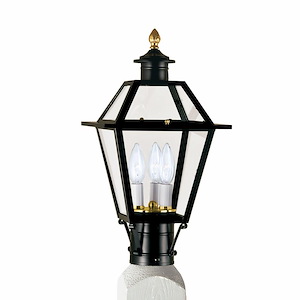 Lexington - 3 Light Medium Outdoor Post Lantern In Traditional and Classic Style-17 Inches Tall and 9 Inches Wide - 928252