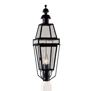 Beacon - 1 Light Large Outdoor Post Lantern In Traditional and Classic Style-38 Inches Tall and 12.5 Inches Wide - 928198