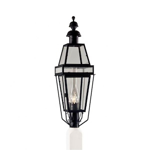 Beacon - 1 Light Medium Outdoor Post Lantern In Traditional and Classic Style-33 Inches Tall and 11.5 Inches Wide