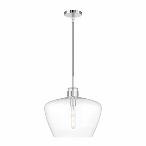 Aurora - 1 Light Pendant-13.4 Inches Tall and 16 Inches Wide - 1337039