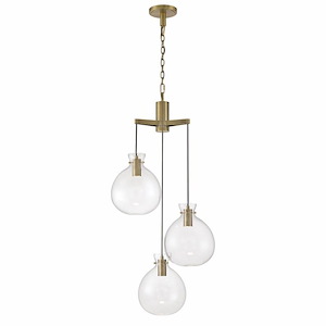 Selina - 3 LED Chandelier-42.5 Inches Tall and 22 Inches Wide