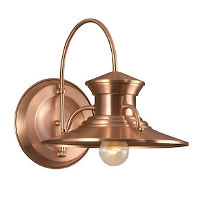 Budapest - 1 Light Large Outdoor Wall Mount In Contemporary and Classic Style-12.5 Inches Tall and 12 Inches Wide