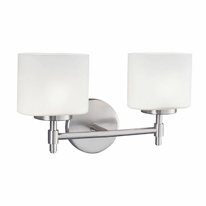 Moderne - 2 Light Wall Sconce-4.25 Inches Tall and 14.25 Inches Wide - 1337047
