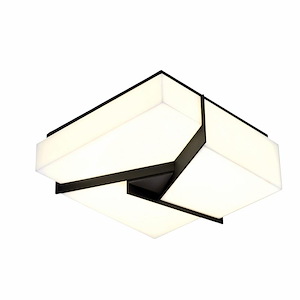 Candeau - 20W LED Flush Mount In Modern and Contemporary Style-4.75 Inches Tall and 12.38 Inches Wide