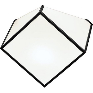 Cubist - 1 Light Flush Mount In Modern and Contemporary Style-18 Inches Tall and 15.13 Inches Wide