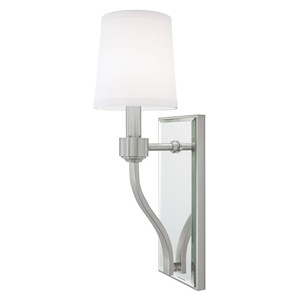 Roule Mirror - 1 Light Wall Sconce In Contemporary and Classic Style-17 Inches Tall and 5.25 Inches Wide