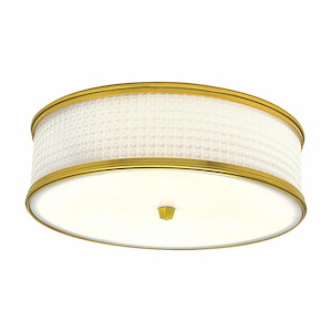 Prism - 3 Light Flush Mount In Transitional Style-5.5 Inches Tall and 16.75 Inches Wide - 1100707