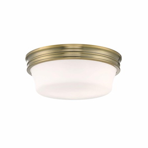 Galen - 3 Light Flush Mount-6 Inches Tall and 14 Inches Wide