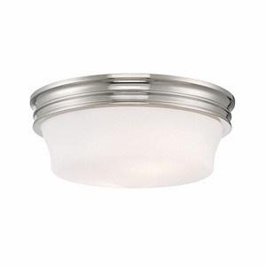 Galen - 3 Light Flush Mount-6 Inches Tall and 14 Inches Wide