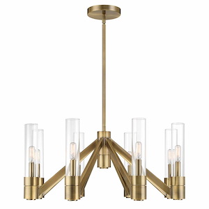 Rohe - 8 Light Chandelier-20.75 Inches Tall and 28 Inches Wide - 1337063