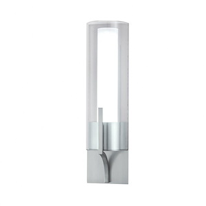 Slope - 12W 1 LED Wall Sconce In Contemporary Style-15 Inches Tall and 4 Inches Wide