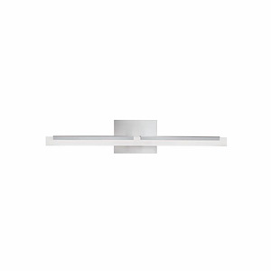 Double L - 21W LED Wall Sconce-26 Inches Tall and 1.25 Inches Wide - 1337069