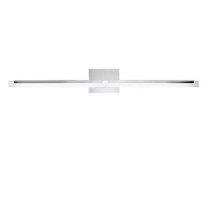 Double L - 21W LED Wall Sconce In Contemporary Style-26 Inches Tall and 1.25 Inches Wide