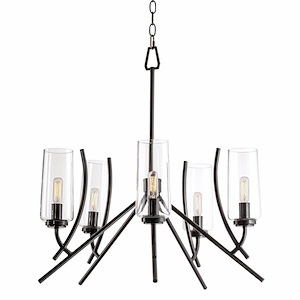 Tulip - 5 Light Chandelier In Modern Style-25 Inches Tall and 23.25 Inches Wide - 1066379