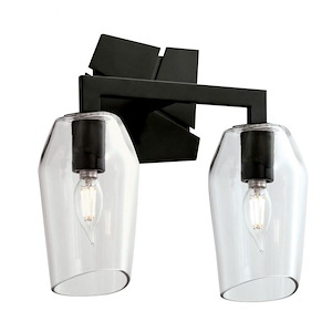 Gaia - 2 Light Wall Sconce In Modern Style-11.25 Inches Tall and 11.63 Inches Wide