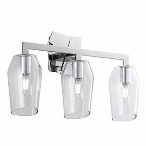 Gaia - 3 Light Wall Sconce In Modern Style-11.25 Inches Tall and 19 Inches Wide - 1066384