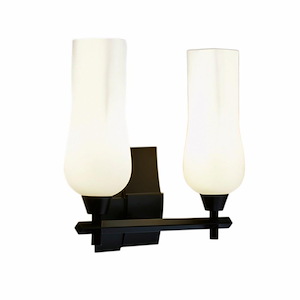 Fleur - 2 Light Wall Sconce-13.88 Inches Tall and 14.75 Inches Wide