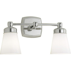 Soft Square - 2 Light Wall Sconce In Contemporary and Classic Style-8.5 Inches Tall and 15.75 Inches Wide