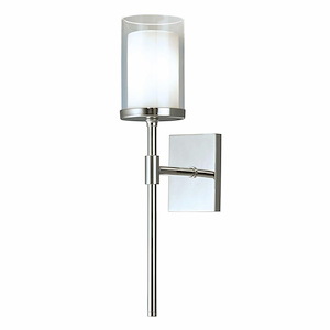Kimberly - 1 Light Wall Sconce In Contemporary and Classic Style-16.75 Inches Tall and 4.5 Inches Wide - 1066425