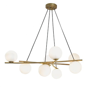 Perch - 8 Light Pendant In Contemporary and Modern Style-44 Inches Tall and 41.25 Inches Wide