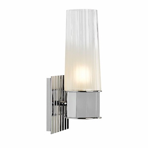 Icycle - 1 Light Single Wall Sconce In Contemporary Style-12.25 Inches Tall and 4.25 Inches Wide - 1046085