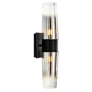Icycle - 2 Light Double Wall Sconce In Contemporary Style-18.75 Inches Tall and 4.25 Inches Wide