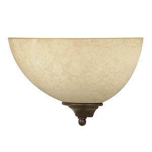 Tapas-One Light Wall Sconce-12 Inches Wide by 7 Inches High