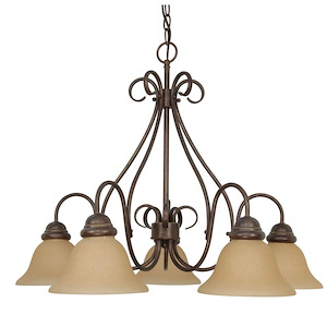 Castillo-Five Light Chandelier-28 Inches Wide by 21 Inches High - 182466