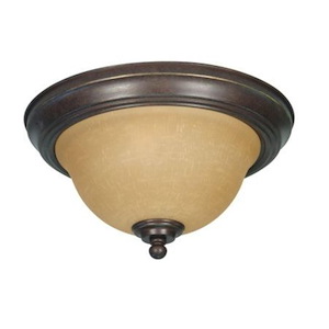 Castillo-Two Light Flush Mount-11.25 Inches Wide by 7 Inches High