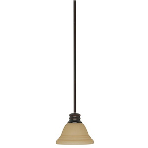 Empire-One Light Mini Pendant-7 Inches Wide by 51 Inches High