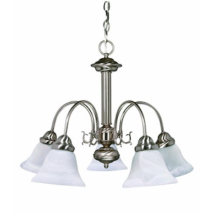 Ballerina-Five Light Chandelier-24 Inches Wide by 18 Inches High - 182994