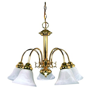 Ballerina-Five Light Chandelier-24 Inches Wide by 18 Inches High - 182962