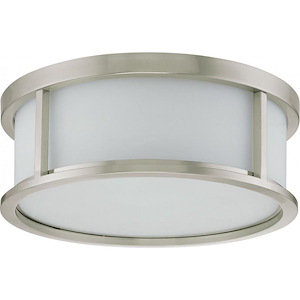 Odeon-Three Light Flush Dome-15 Inches Wide by 5.625 Inches High - 183487
