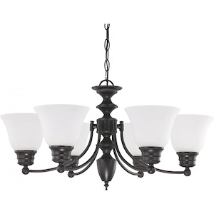 Empire-Six Light Chandelier-26 Inches Wide by 14 Inches High - 183543