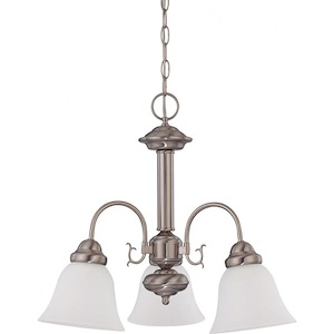 Ballerina-Three Light Chandelier-20 Inches Wide by 17 Inches High - 183699