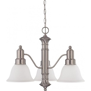 Gotham-Three Light Chandelier-22.5 Inches Wide by 17.5 Inches High