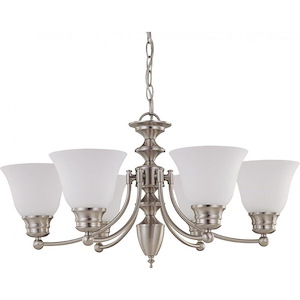 Empire-Six Light Chandelier-26 Inches Wide by 14 Inches High - 183689
