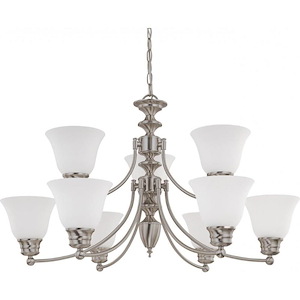 Empire-Nine Light Chandelier-32 Inches Wide by 18 Inches High - 183688