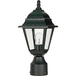 Briton-1 Light Outdoor Post Lantern-6 Inches Wide by 14 Inches High - 1004056