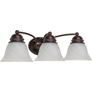 Empire 3 Light Bath Vanity Light-21 Inches Wide and 6 Inches Tall - 1219308
