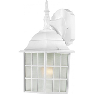Adams-1 Light Outdoor Wall Lantern-6.13 Inches Wide by 13.75 Inches High - 1003957