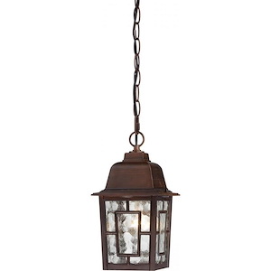 Banyan-1 Light Outdoor Hanging Lantern-6.13 Inches Wide by 10.75 Inches High - 1004000