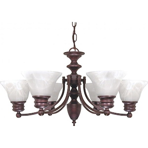 Empire-Six Light Chandelier-26 Inches Wide by 14 Inches High - 183769